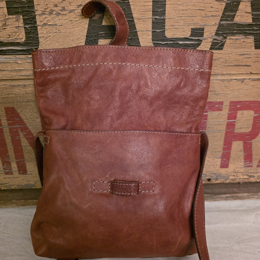 Frye Brick Red Leather Shoulder Bag - Picture 5 of 7